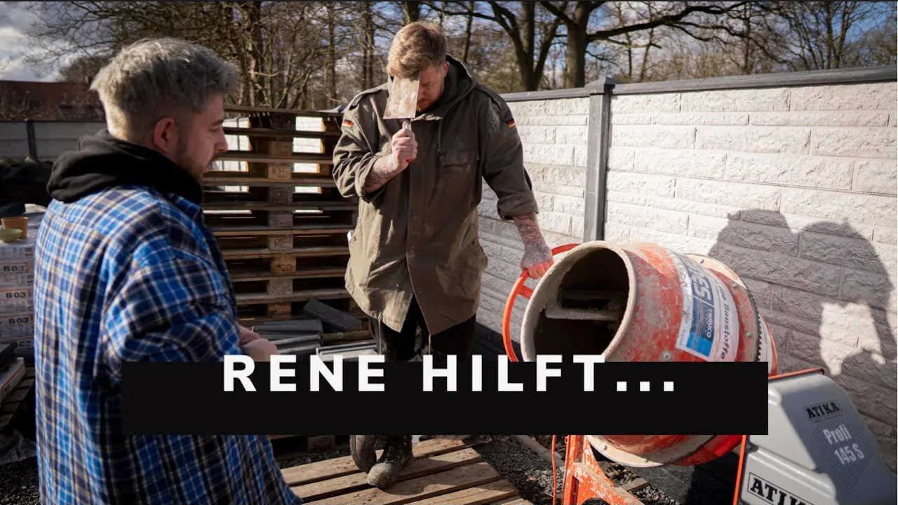 75 Kilo Zement mit René ruinieren...
