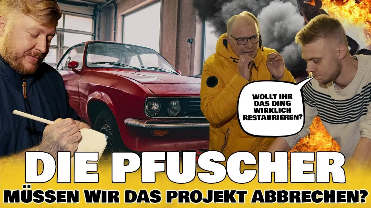 Oldtimer restaurieren sinnlos? 45 Jahre alter Manta | Die Pfuscher