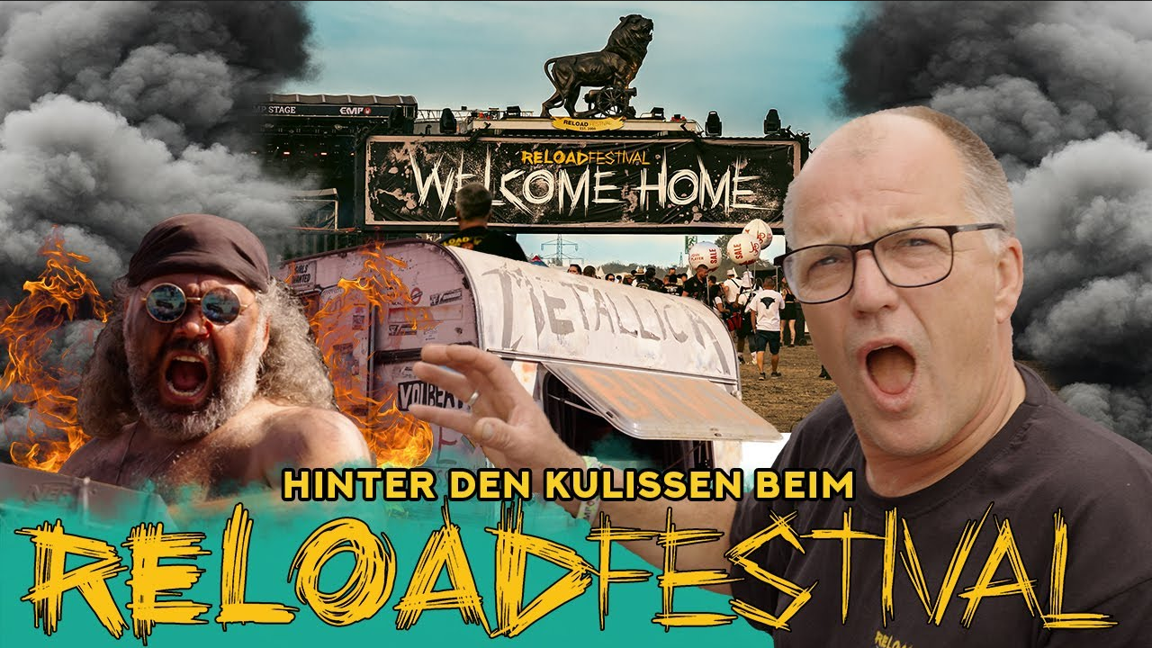 Udo hinter den Kulissen auf dem @ReloadFestofficial mit @ElectricCallboy 